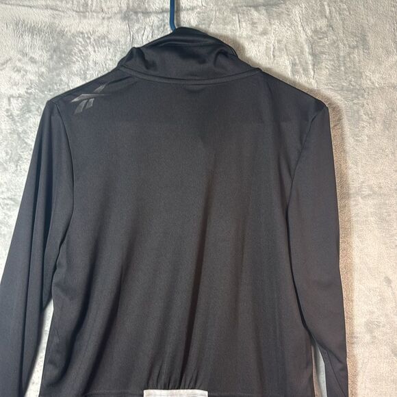 Reebok Black 1/4 Zip Running Reflective Pullover Size XL - Picture 9 of 10